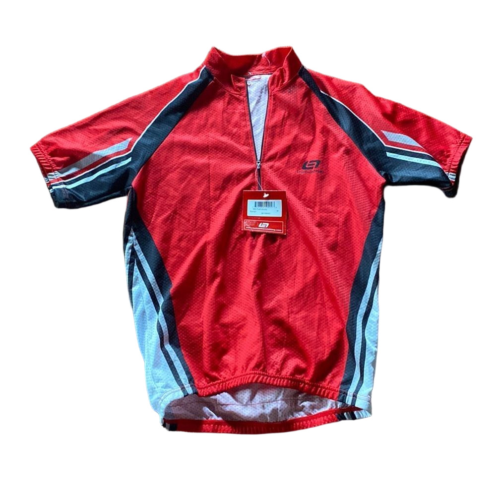 Bellwether Red Cycling Jersey Men’s Bike Top Half Zip Performance SIZE M NWT